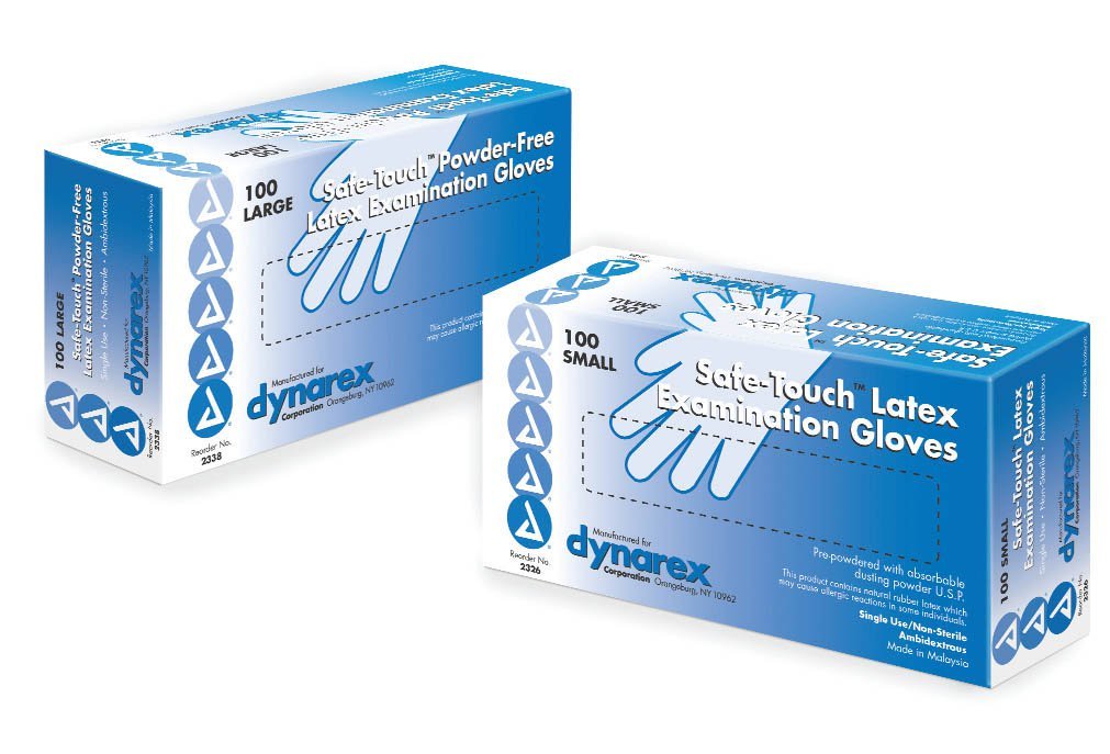 Safe-Touch Latex Exam Glove, Ivory - 575153_BX - 1