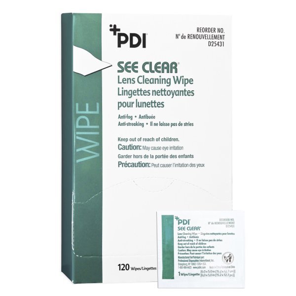 See Clear Eye Glass Cleaning Wipes - 286830_BX - 1