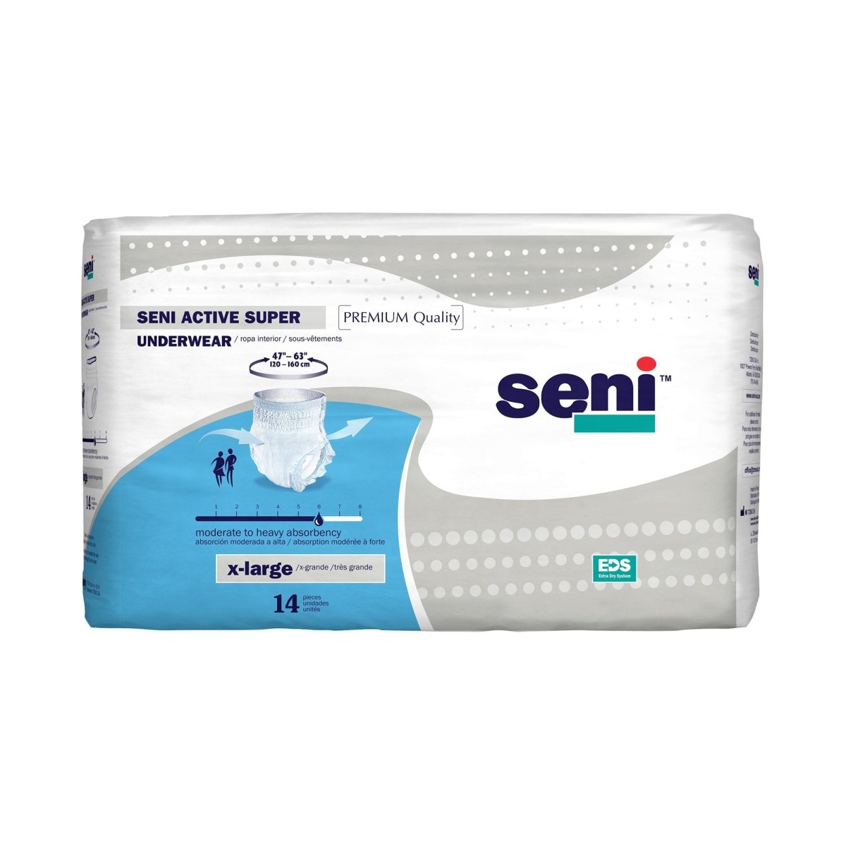 Seni Active Super Moderate to Heavy Absorbent Underwear -Unisex - 1163845_CS - 1