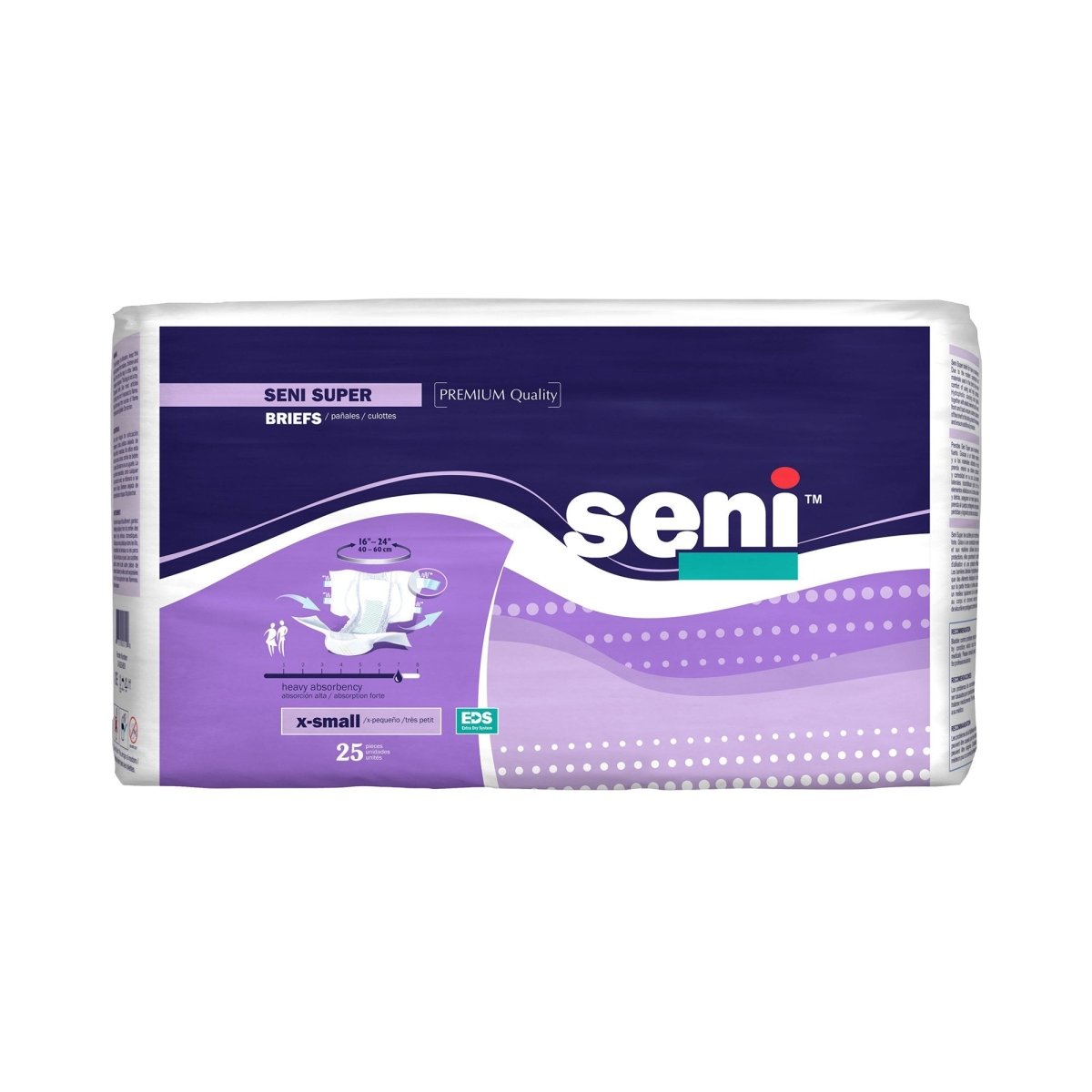 Seni Super Heavy Absorbency Incontinence Brief -Unisex - 1163833_CS - 1