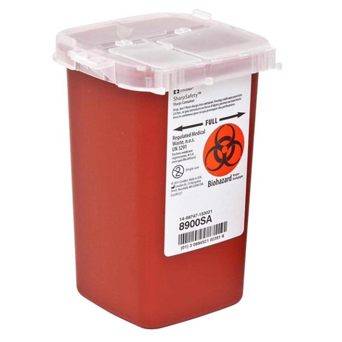 Sharpsafety Phlebotomy Sharps Container - 149371_CS - 1
