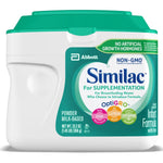 Similac For Supplementation Non-GMO Powder Infant Formula, 1.45 lbs. Canister - 1019451_EA - 1