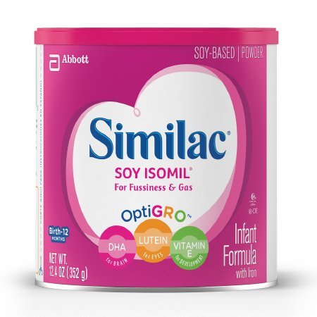 Similac Soy Isomil Powder Infant Formula 12.4 oz. Can - 746697_EA - 1