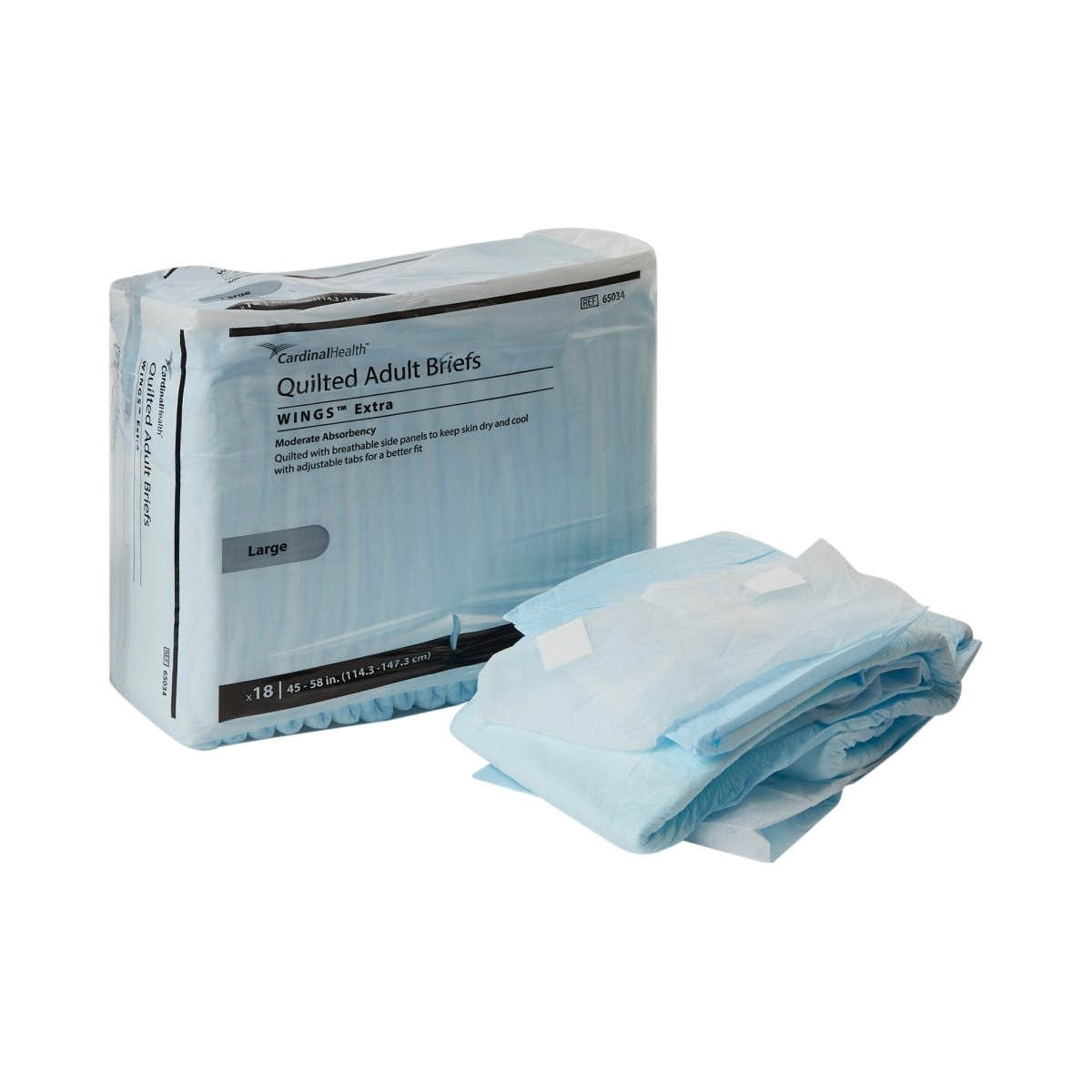 Simplicity Unisex Adult Incontinence Briefs - 849690_BG - 1