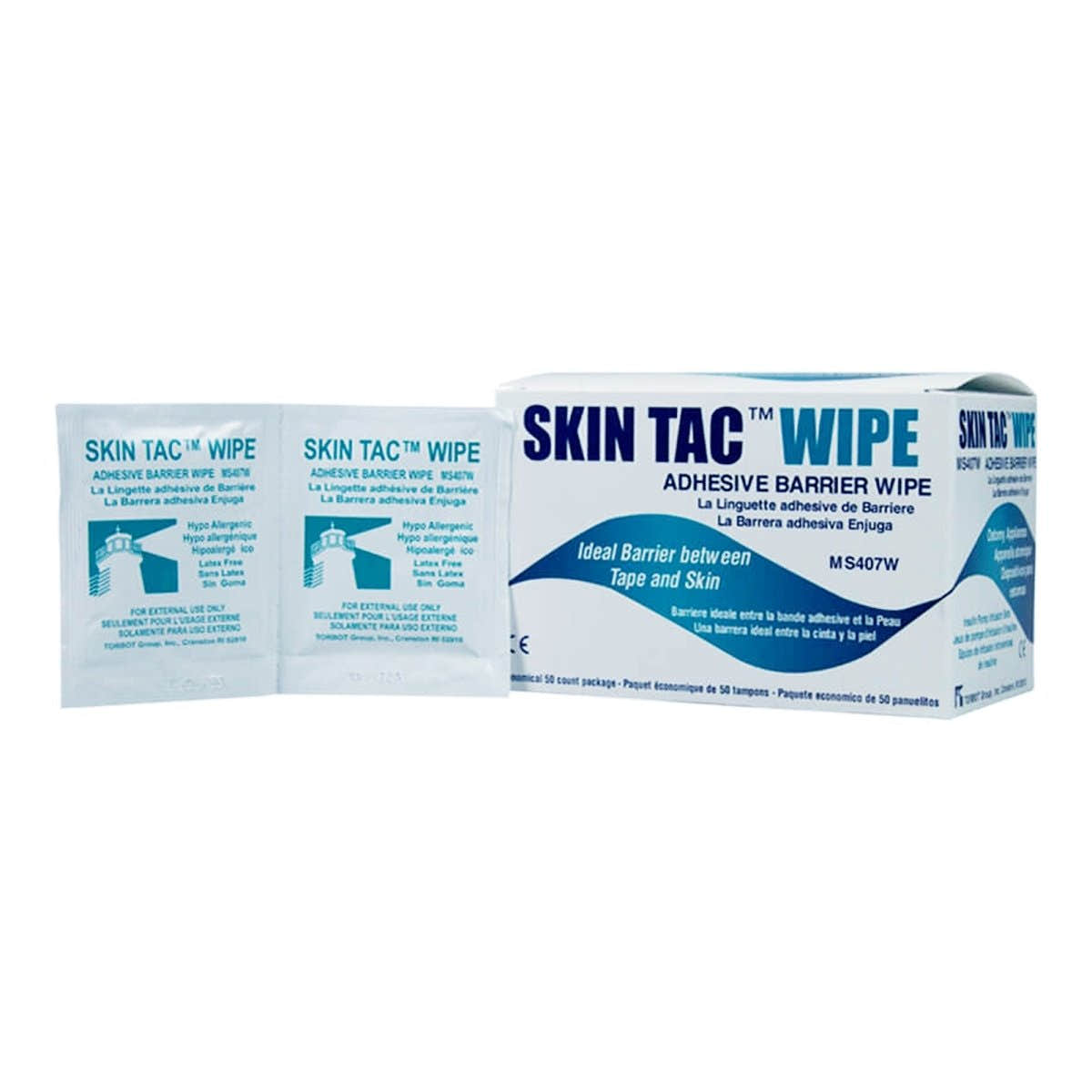 Skin Tac Skin Barrier Wipe - 698908_BX - 1