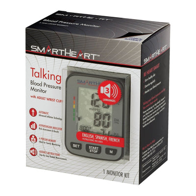 Smartheart Premium Talking Wrist Blood Pressure Monitor - 1226067_EA - 1