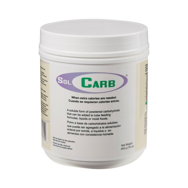 SolCarb Oral Supplement / Tube Feeding Formula, 454 Gram Jar - 1053462_EA - 1