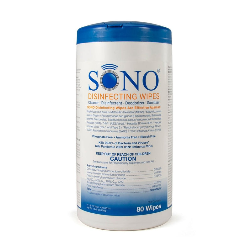 Sono Premoistened Surface Disinfectant Cleaner Wipes, 50ct - 1088402_PK - 7
