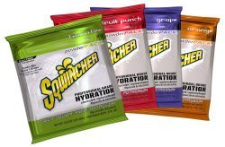 Sqwincher Powder Pack Assorted Flavors Electrolyte Replenishment Drink Mix, 9.53 oz. Packet - 1057722_BX - 1