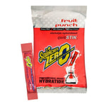 Sqwincher Quik Stik Zero Fruit Punch Electrolyte Replenishment Drink Mix, 0.11 oz. Individual Packet - 1057735_PK - 1
