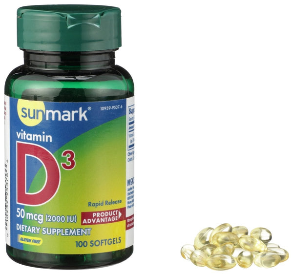 Sunmark Vitamin D 3 Supplement - 1167800_BT - 1