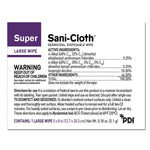Super Sani-Cloth Surface Disinfectant Wipe - 297456_EA - 8