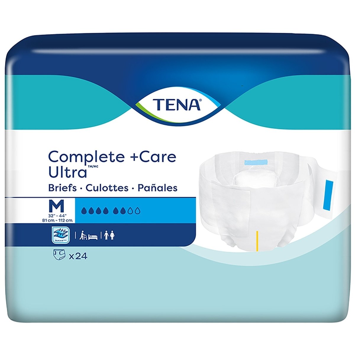 Tena Complete +Care Ultra Incontinence Brief -Unisex - 1160263_BG - 1