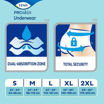 Tena Proskin Ultimate-Extra Absorbent Fully Breathable Underwear - 978862_BG - 5