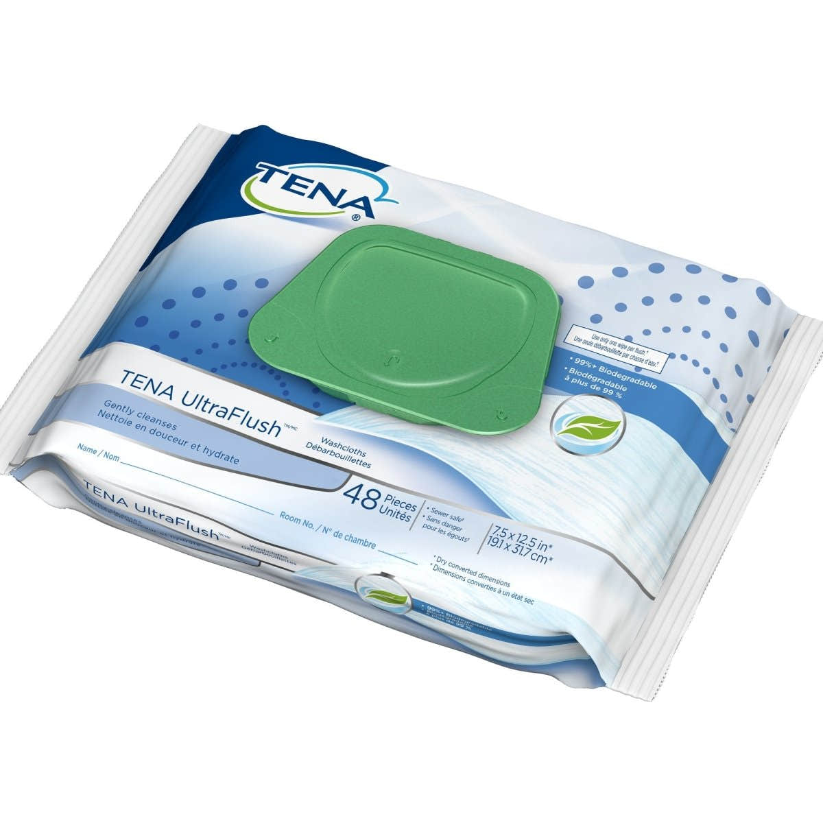 Tena Ultraflush Flushable Personal Wipes - 931638_CS - 1