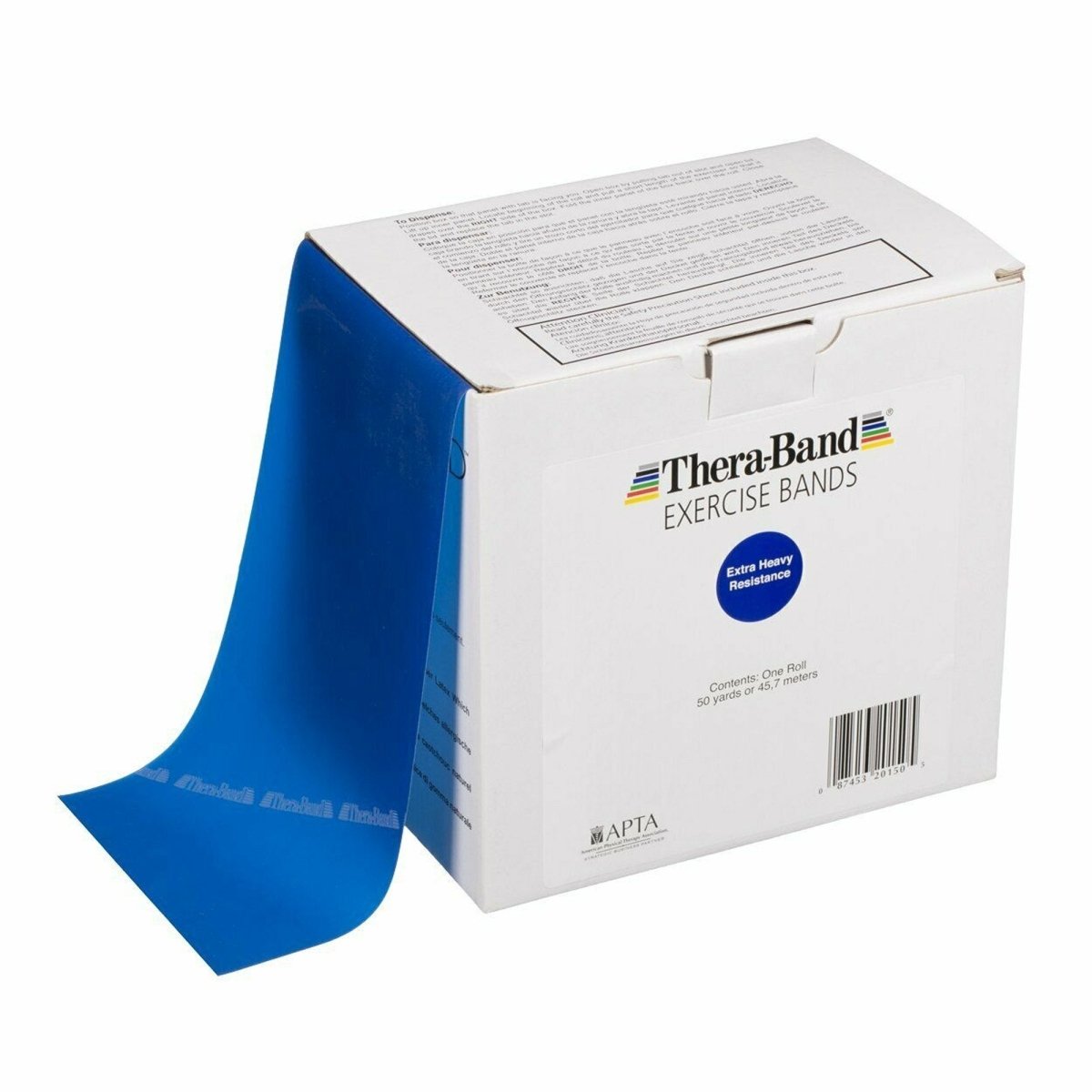 TheraBand Exercise Resistance Band, Blue, 6 Inch x 50 Yard - 193772_RL - 1