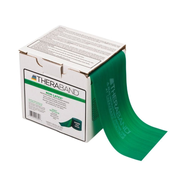 TheraBand Exercise Resistance Band, Green, 4 Inch x 25 Yard, Level 3 Resistance - 478712_EA - 1