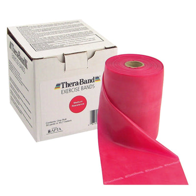 TheraBand Exercise Resistance Band, Red, 5 Inch x 50 Yard - 772256_EA - 1