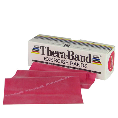 TheraBand Exercise Resistance Band, Red, 5 Inch x 6 Yard - 341346_EA - 1