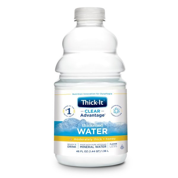Thick-It Clear Advantage Honey Consistency Thickened Water, 48 oz. - 1051577_CS - 1