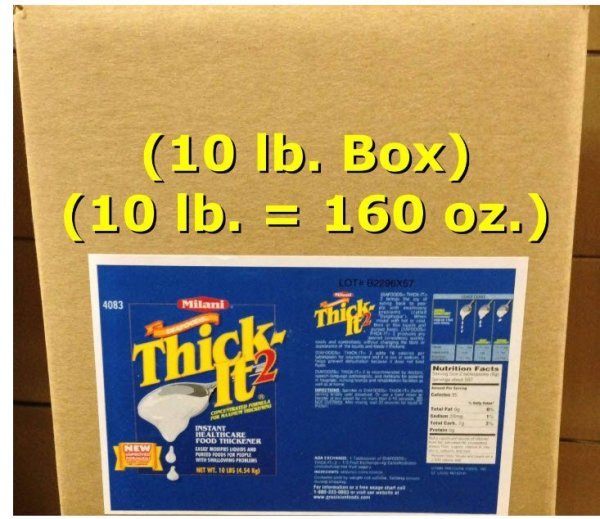 Thick-It Original Concentrated Food & Beverage Thickener, 10 lb. Bag - 1058535_CS - 1