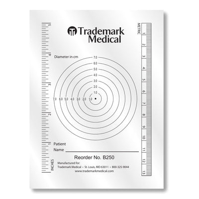 Trademark Medical Wound Measuring Guide - 233315_BX - 1