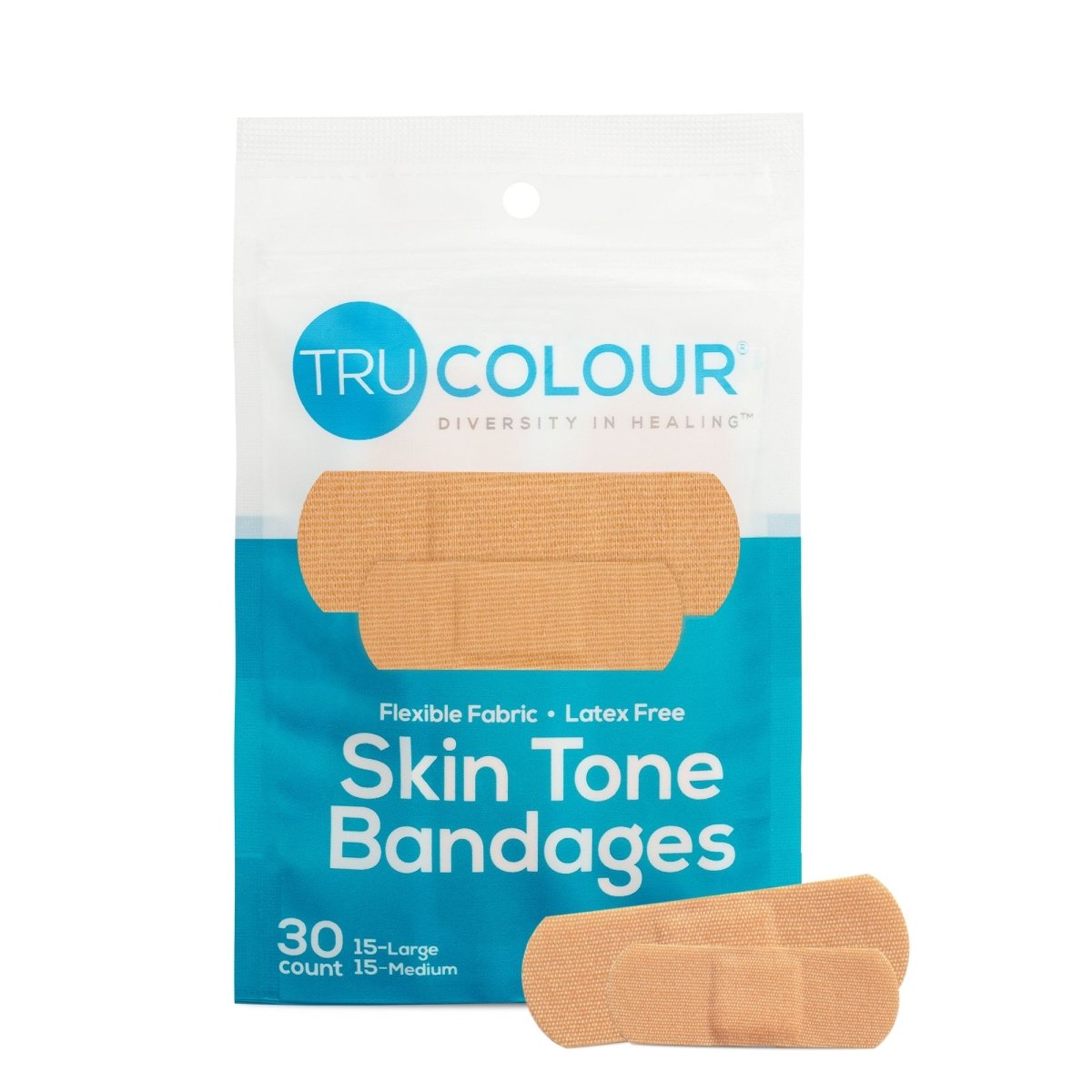 Tru Colour Skin Tone Adhesive Bandages For Fair Skin Tone Shades - 1216127_CS - 1