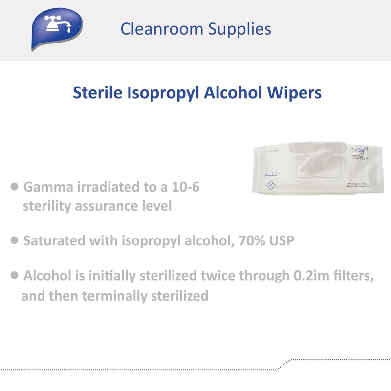 TrueCare Biomedix Sterile Isopropyl Alcohol Wipers - 1136428_PK - 8