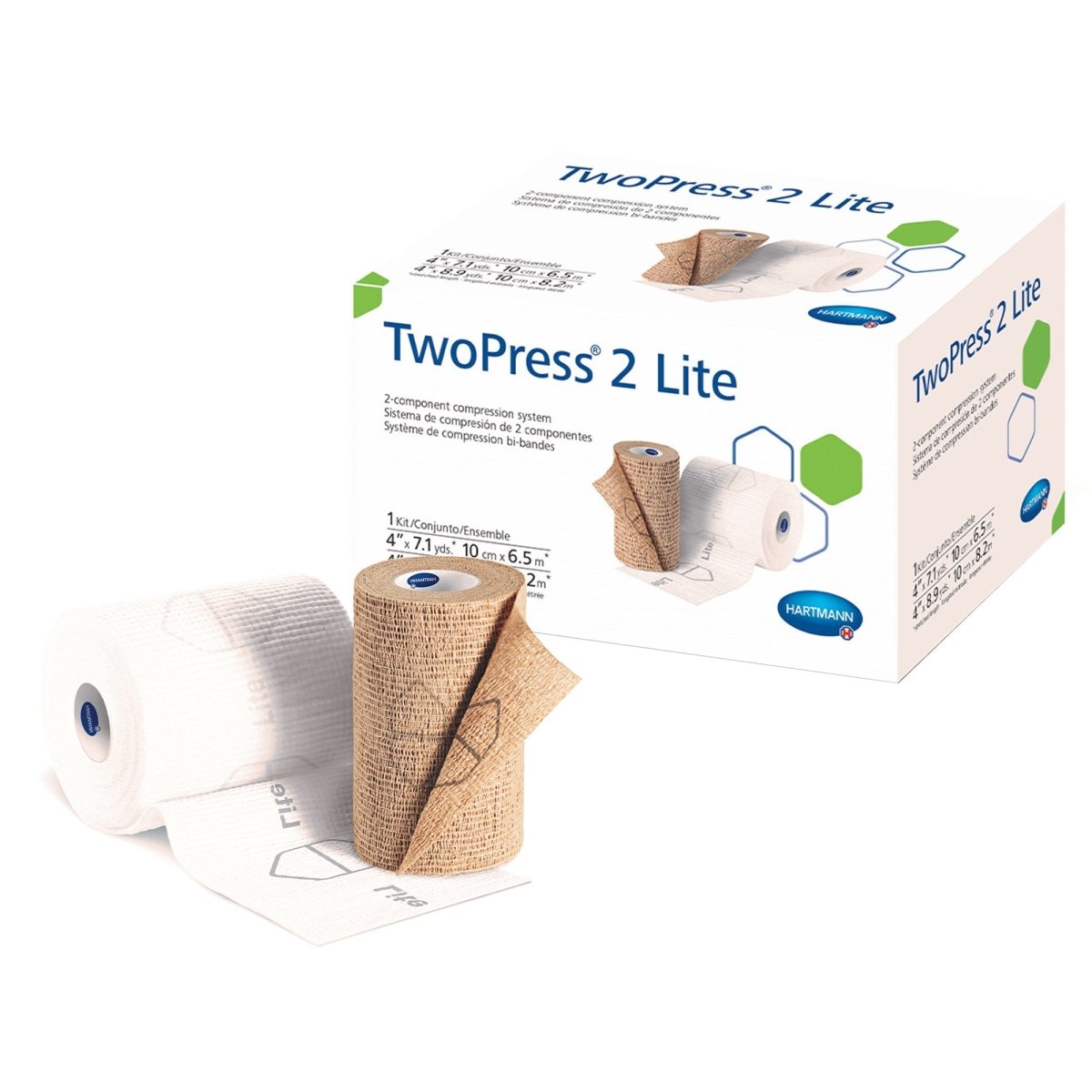 Twopress 2 Lite 2 Layer Compression Bandage System With Visible Indicators - 1198254_CS - 1