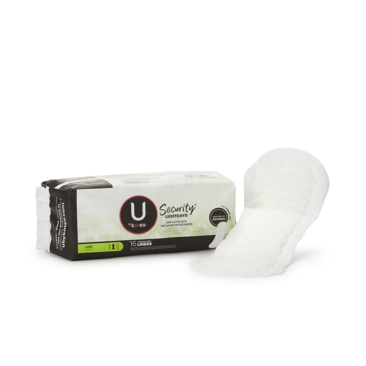 U By Kotex Security Lightdays Wrapped Liners - 862787_BX - 1