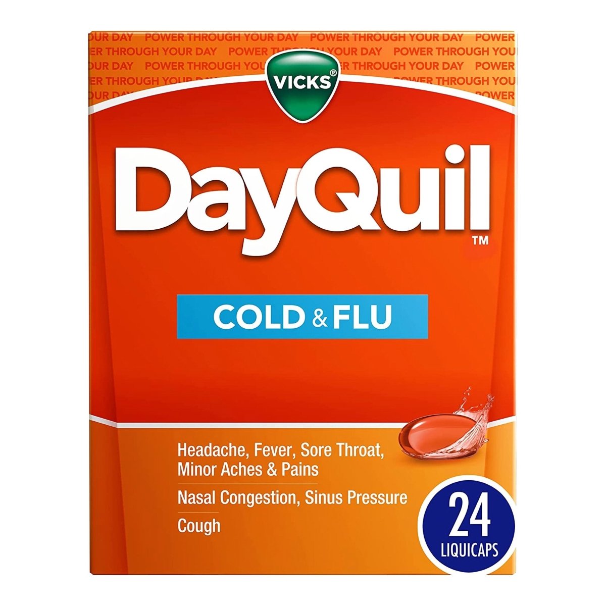 Vicks Dayquil Cold & Flu Liquicaps - 787401_CT - 1