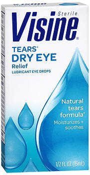 Visine Glycerin / Hypromellose / Polyethylene Glycol Eye Lubricant - 975616_EA - 1
