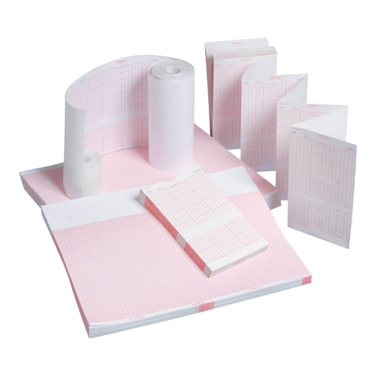 Vyaire Medical Diagnostic Recording Paper For Use With Ge Mac 800 Ecg Machine - 1124121_BX - 1