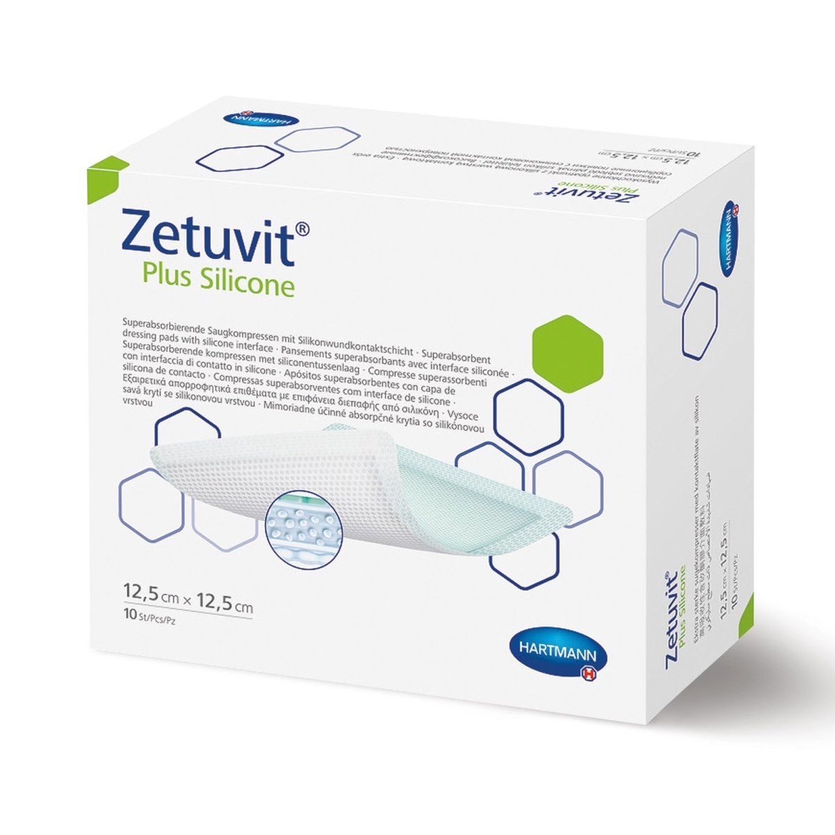 Zetuvit plus silicone ultra absorbent wound care dressings