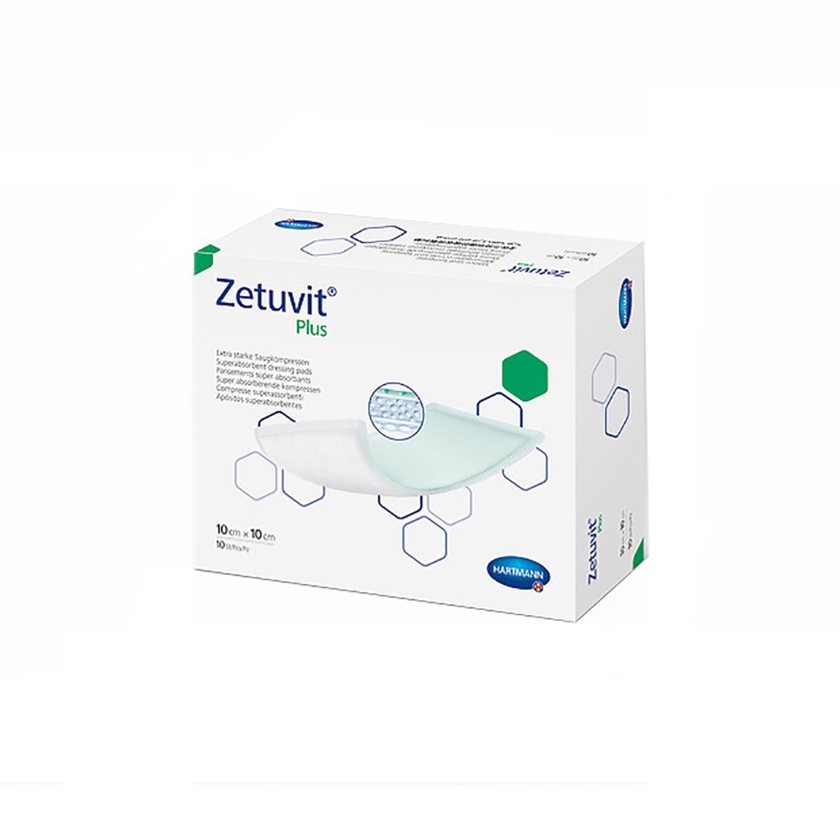 Zetuvit Plus Sterile Superabsorbent Dressing - 1161228_BX - 1