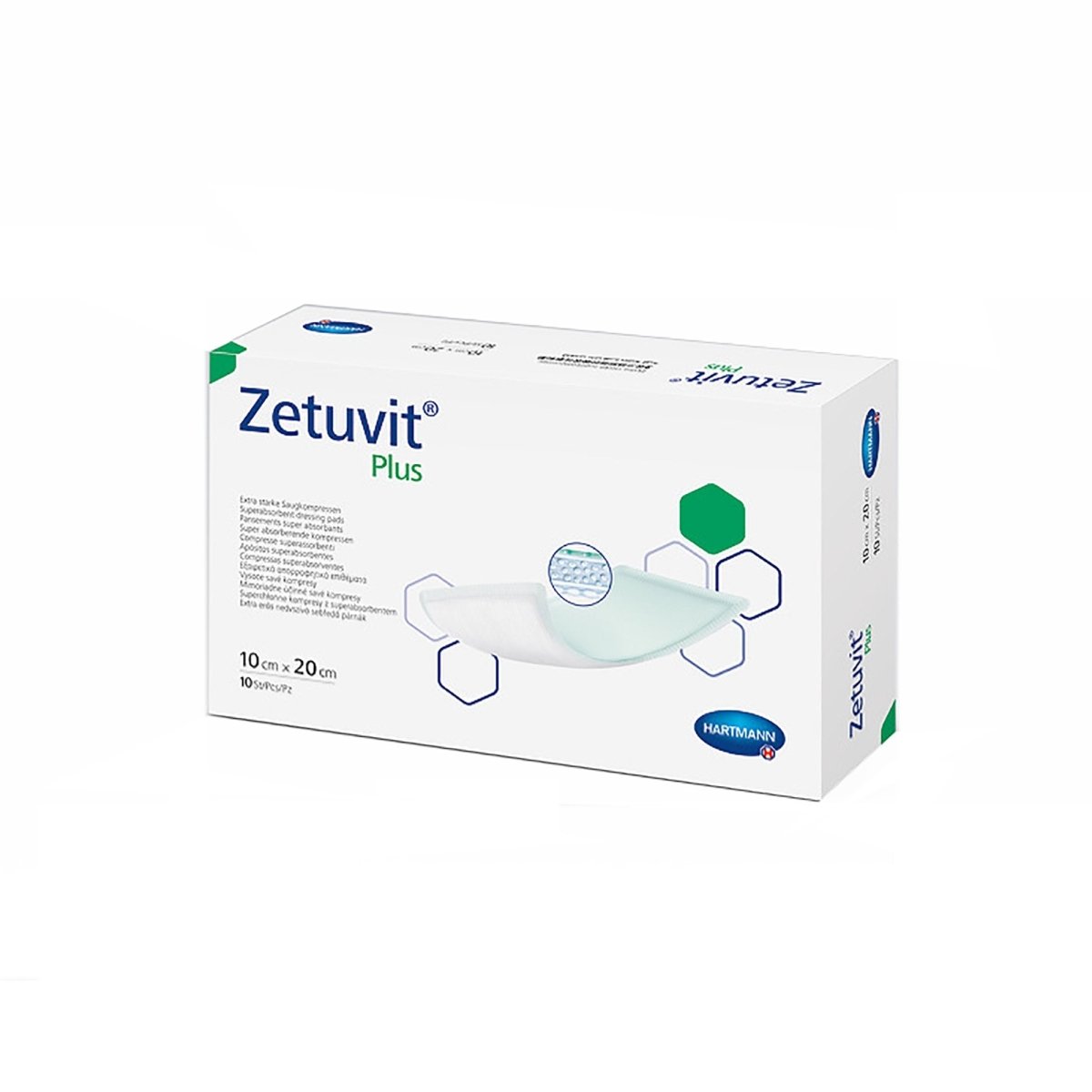Zetuvit Plus Sterile Superabsorbent Dressing - 1161229_BX - 2
